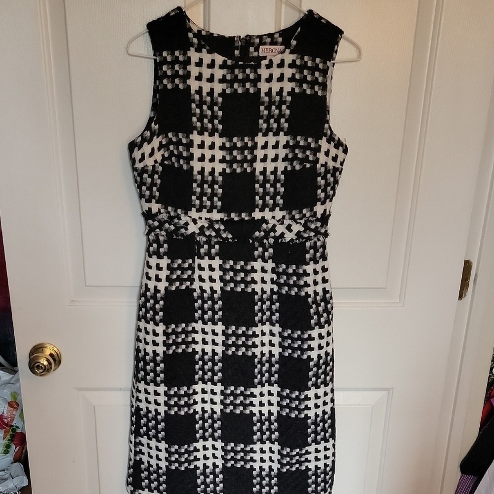 Merona Black and White  Dress
